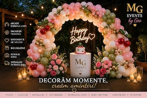 Organizare Evenimente & Decoruri Personalizate | MG Events by Geo