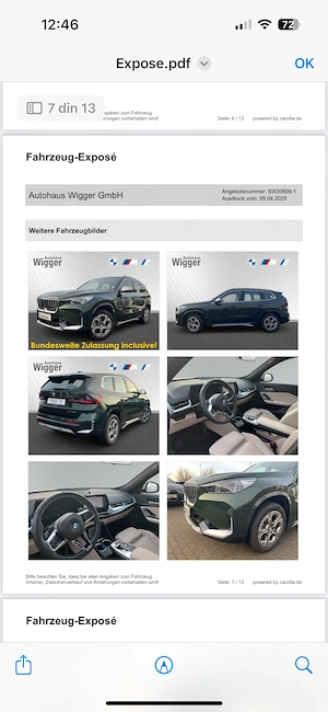 BMW X1 23i xdrive garanție BMW 2028
