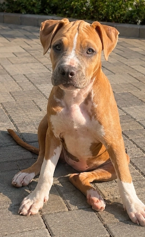 Amstaff femelă cu pedigree - imagine 3