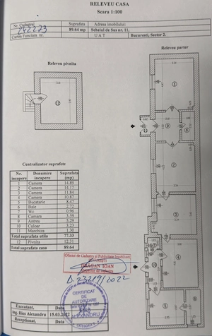 Proprietar - Casă individuală înșiruită 4 camere   suprafață totală 206 m - Zona Lacul Tei, Sector 2 - imagine 9