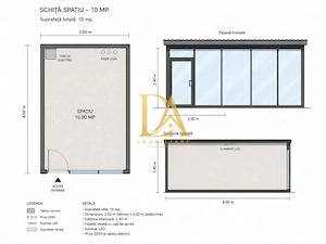 Spațiu comercial de închiriat – 10 mp | Piața Charles de Gaulle (copie) - imagine 3