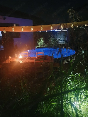 Domnești central, casa mobilata 4 camere 120 mp, piscina, zona civilizata  si linistita  - imagine 5