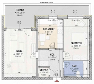 Apartament cu 2 cam+boxă la Kasper Coresi - imagine 10
