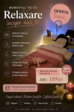 Masaj de relaxare!