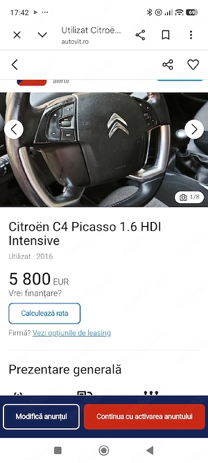 Citroen C4 Picasso  - imagine 10