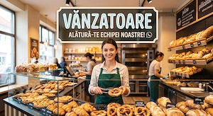 Angajăm Vânzătoare pentru Simigerie Patiserie