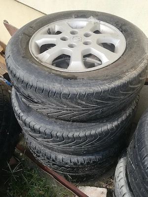 Jante aliaj Opel cu anvelope 195/65/R15 negociabil - imagine 2
