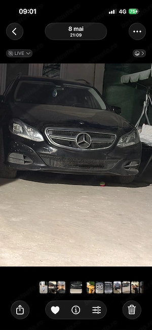 Dezmembrari Mercedes E-Class W212 Facelift 2016 Euro 6  toate piesele disponibile mașina completă - imagine 4