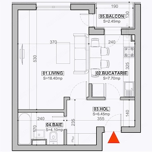 Garsonieră de închiriat | 21 Residence - imagine 6