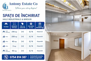 Antony Estate | Hale, Depozite   Birouri de Închiriat | 30 - 500 mp | Oradea - imagine 14