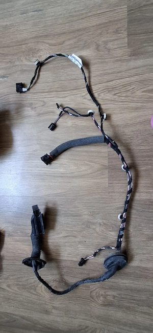 Instalație electrică / cablaj ușă stânga spate Skoda Octavia 3 originală - imagine 2