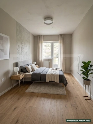 Apartament cu 3 camere, 62 mp, terasa cu panorama, parcare cu CF, zona Terra - imagine 4