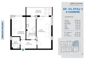 2 Camere decomandate | Încălzire în Pardoseală | Comision 0% | Pallady