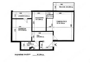 Apartament 2 Camere, Etajul 1, LANGA LAHOVARI - imagine 14
