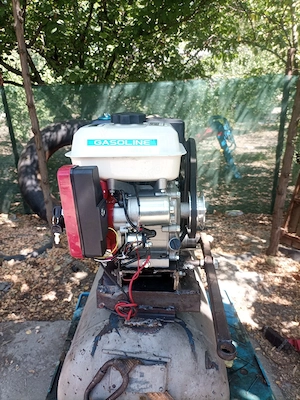 compresor aer cu motor pe benzina - imagine 2