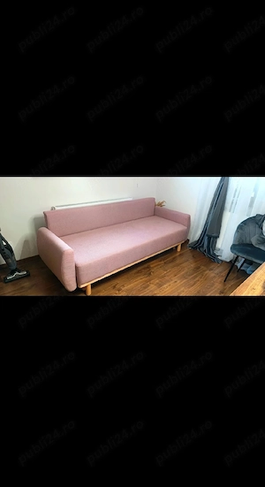 Canapea extensibilă 3 locuri GRUNNARP, nefolosită