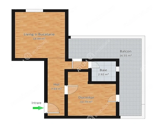 Apartament 2 camere balcon si parcare zona Calea Cisnadiei Sibiu - imagine 6