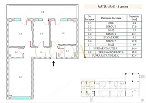 Apartament modern cu 3 camere și terasă de 18 mp | Platinum Residence - imagine 5