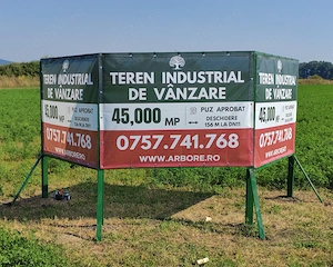 Teren Industrial Brasov - 45.000 MP | PUZ APROBAT | DESCHIDERE 156 M LA DN11  - imagine 1