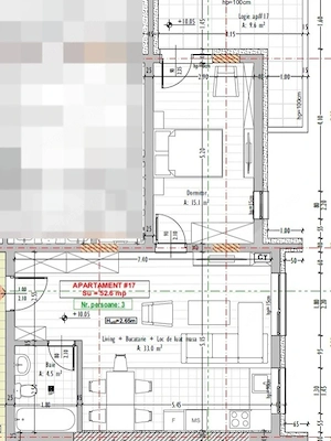 Apartament 2 camere, semifinisat, bacon, Stejarului, Floresti