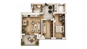 Apartament Nou Cu 3 Camere La Parter | 66,70 Mp Utili | Târgu Mureș - imagine 4