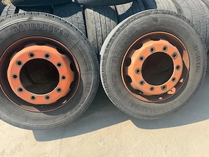 vand jante si cauciuri fata pentru cap tractor mega 315/60/22,5 - imagine 5