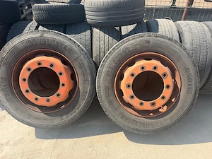 vand jante si cauciuri fata pentru cap tractor mega 315/60/22,5 - imagine 4