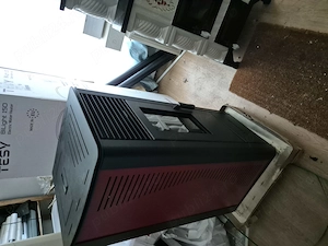 Semineu pe peleti si pe aer cald 11kw 