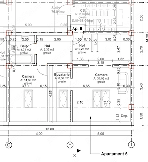 Vând apartament mansardă 
