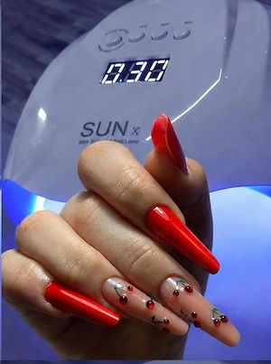 unghi cu poligel detali pe watap - imagine 4
