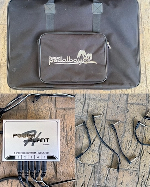 pedalier pedale efecte chitara cu accesorii