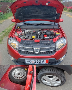 Sandero Stepway 2016 185 mii km 1.5 d 90 cp impecabil full dotari  - imagine 5