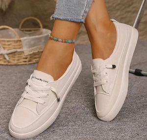 Teniși adidași casual bej de damă 