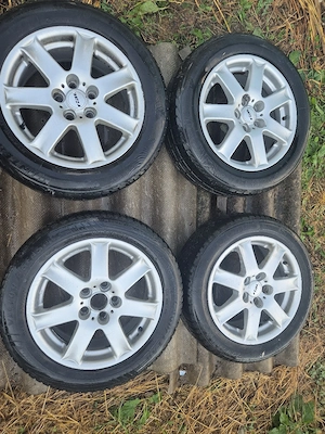 Vand Set Roti Vw Passat 205/55 R16 Originale Prinderea 5X112 anvelope Continental M+S  - imagine 4