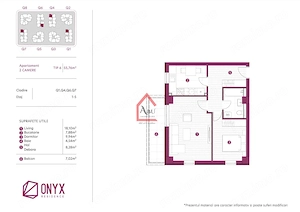 Apartament cu doua camere, Decomandat, Nou, Intabulat, 2026, Galata - imagine 13