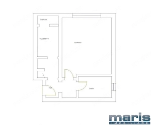 Garsoniera confort 1 Tudor zona Diamant - imagine 4