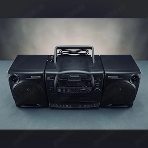 Vând Boombox Radio-Casetofon dublu cu CD Panasonic RX-DT600 - imagine 2