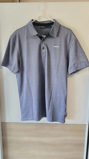 Tricou polo DKNY Golf   mărimea S, culoare gri, stare foarte bună 