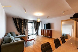 Apartament premium cu 2 camere  #238;n One Towers Her #259;str #259;u – mobilier din lemn masiv  #53 - imagine 6