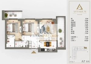 Apartament 3Camere ,90 mp ,Spațios, Modern & Premium  Astorium Pallady - imagine 6