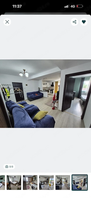 Proprietar   vând apartament 3 camere, complet mobilat, în CCR Residence   Valea Lupului, Iași - imagine 3