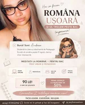 Meditatii Romana Bacalaureat 
