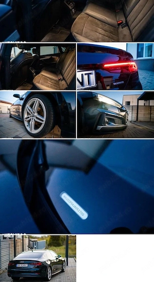 Vand Audi A5 2018 S-Line 2.0tdi 190cp Quattro automat Matrix  Alcantara navi.  21999   - imagine 2