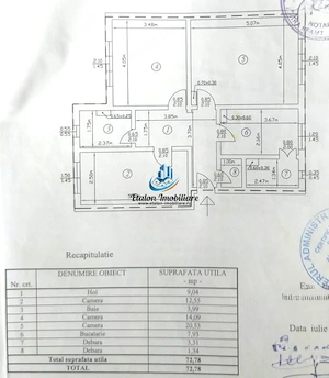 Apartament 3 camere, parter, Calea Romanului - imagine 1
