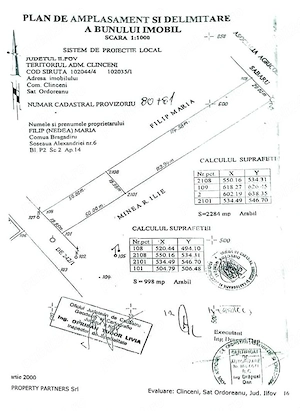 Teren intravilan 3.282 mp   Ordoreanu, Clinceni, utilități - imagine 3