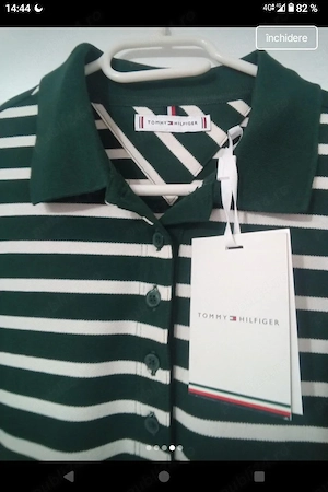 rochie lunga din bumbac Tommy Hilfiger 