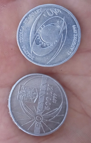 monede de colecție eclipsă 