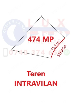 Id 7620 teren pentru casa de vanzare - zona peco