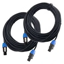cablu speakon 5m,set cu 2 bucati,fiecare 5m ,4p,nou