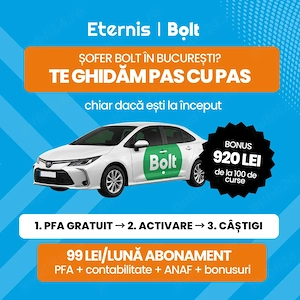 Devino Șofer cu Eternis Bolt - Partener Oficial! - imagine 2
